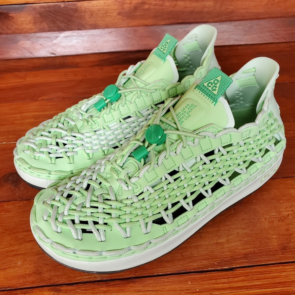 Nike ACG Watercat+ Shoes Men 5 Women 6.5 Green Water Sneakers FN5202-300
